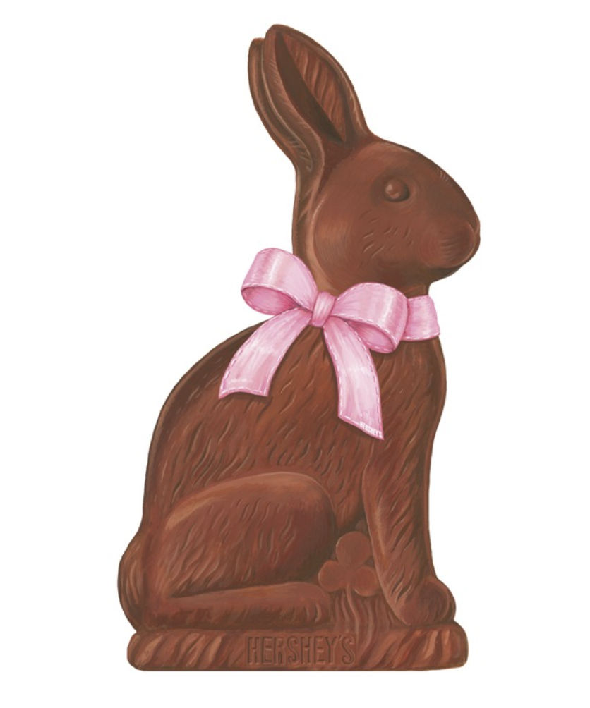 Die-cut Hershey's Chocolate Bunny Placemat
