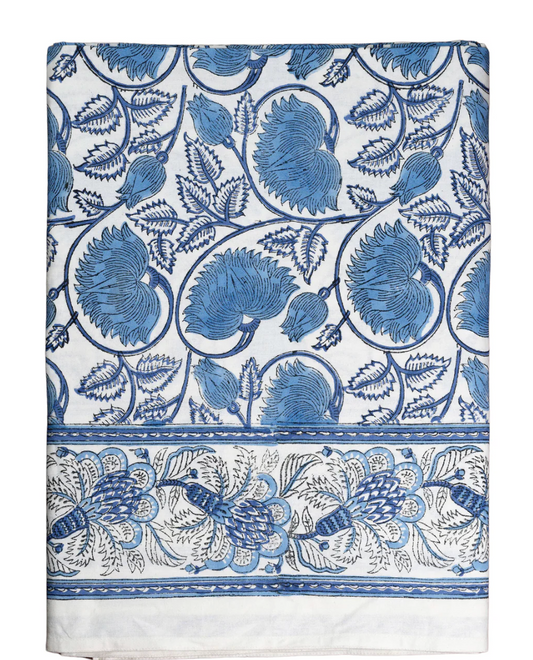 Blue Meadow Cabana Tablecloth
