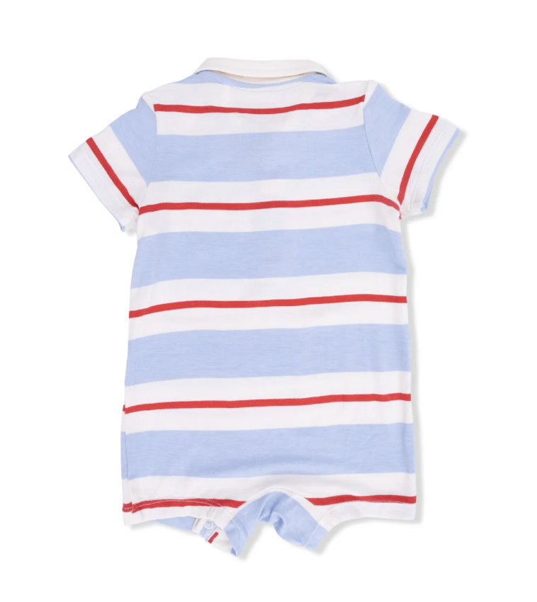 Preppy Rugby Polo Romper