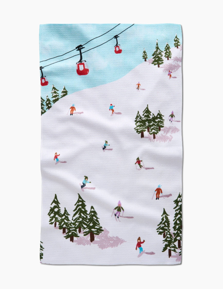 Ski Trip Tea Towel