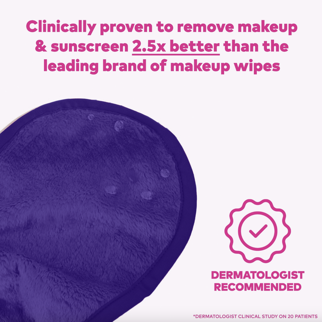 Purple Pro Makeup Eraser