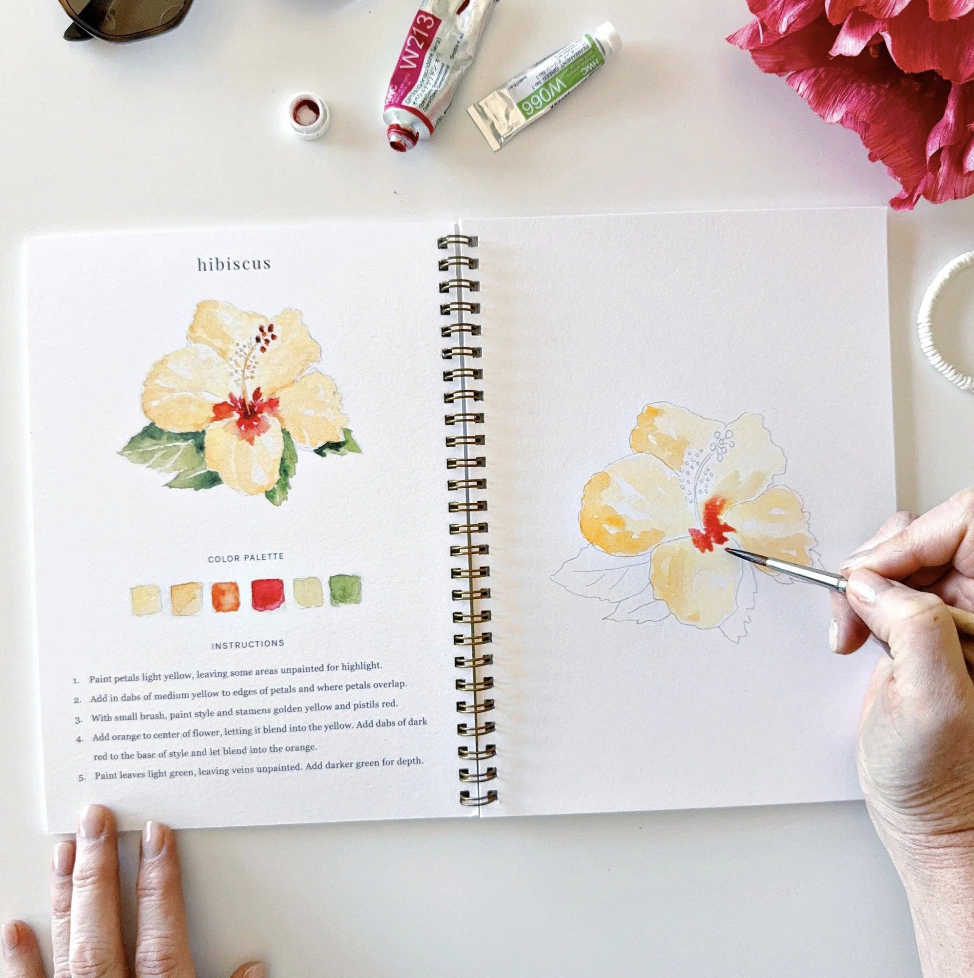 Tropical Watercolor Workbook
