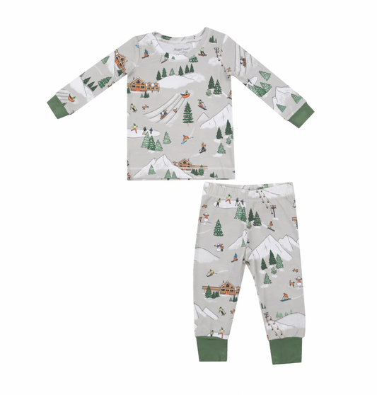 Winter Fun Skier Pajamas