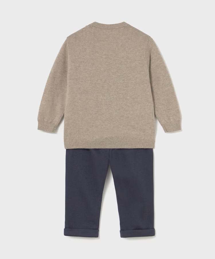 Animal Sweater + Pant Set