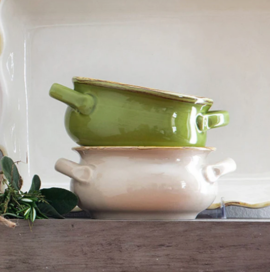 Small Handled Round Italian Baker