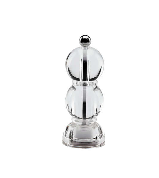 Ice Clear Mini Acrylic Bobbin Salt + Pepper Shaker