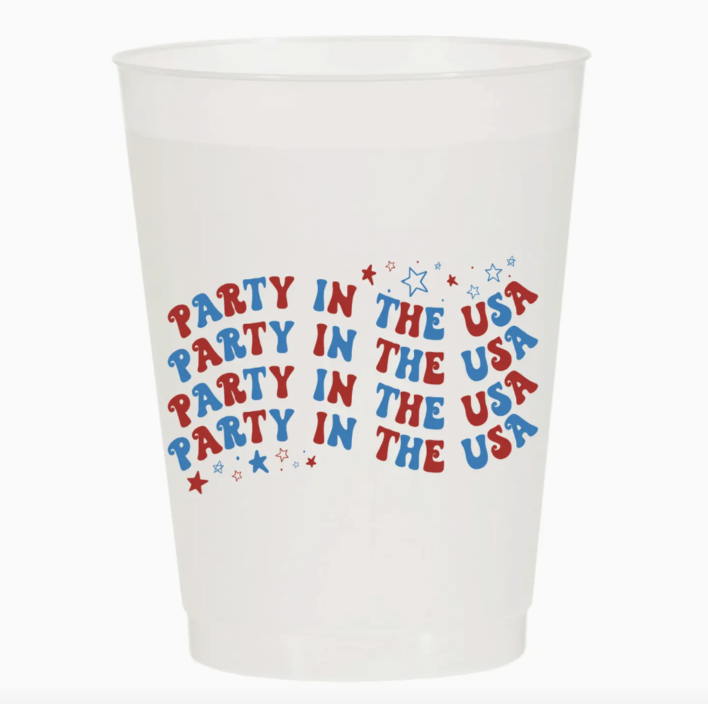 Party In The USA Reusable Cups