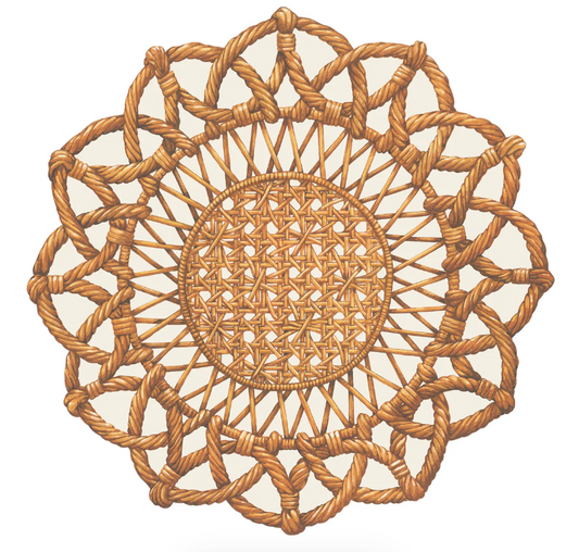 Die-cut Rattan Weave Placemat