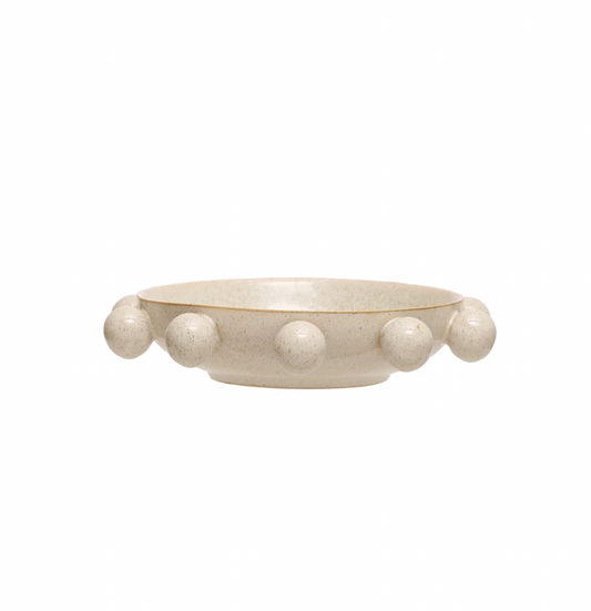 Stoneware Bowl with Orbs