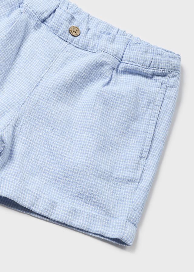 Mandarin Collar Shirt & Short Set