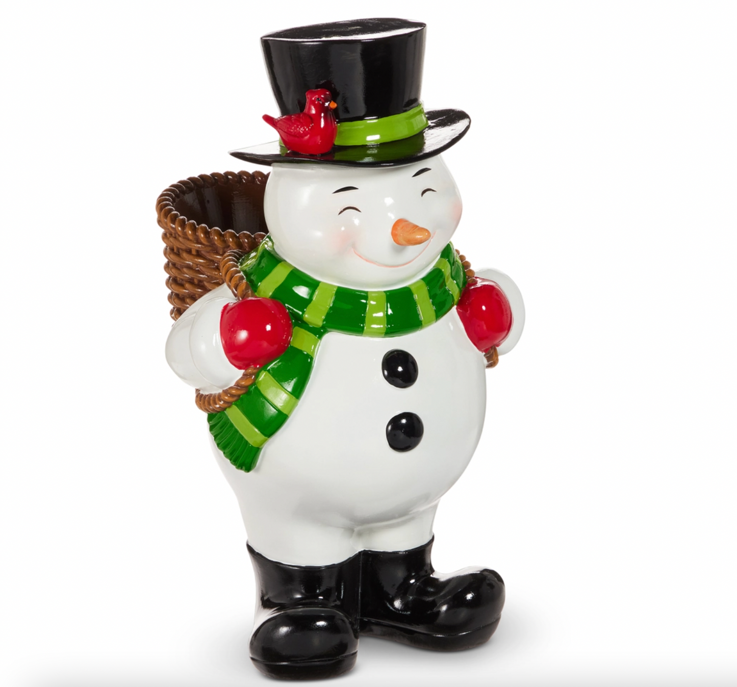 Snowman with Basket
