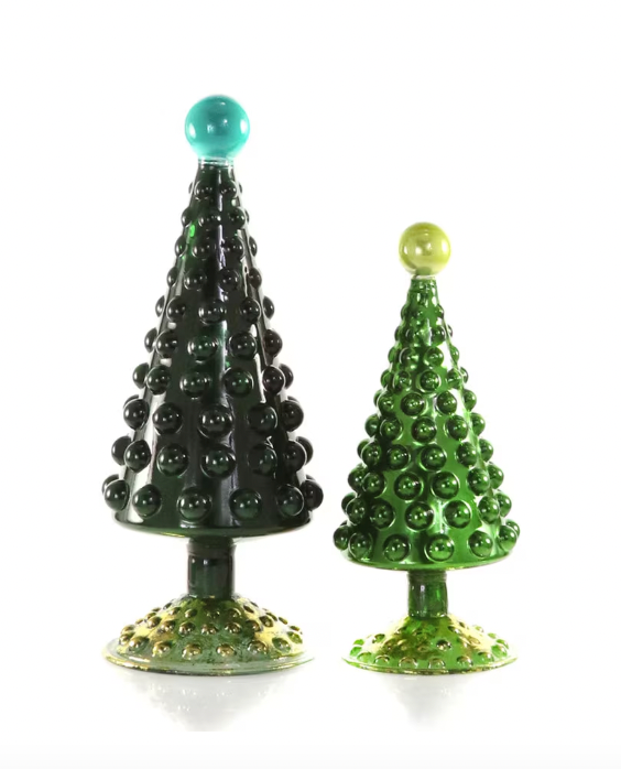 Evergreen Mid-Century Hobnail Tree