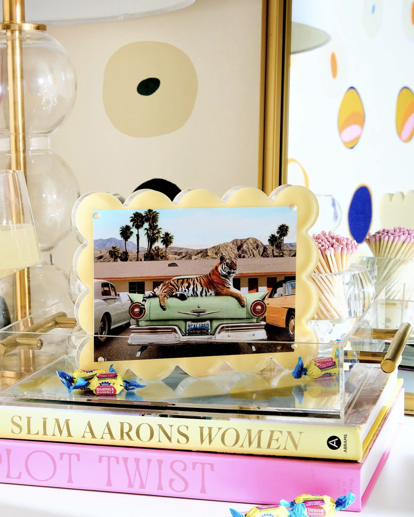 Butter Yellow Acrylic Frame