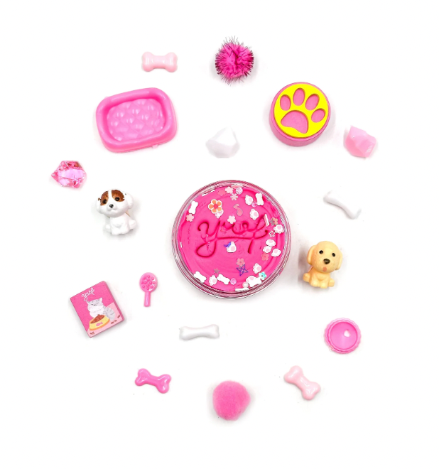 Pink Pet Grab & Go Dough Jar