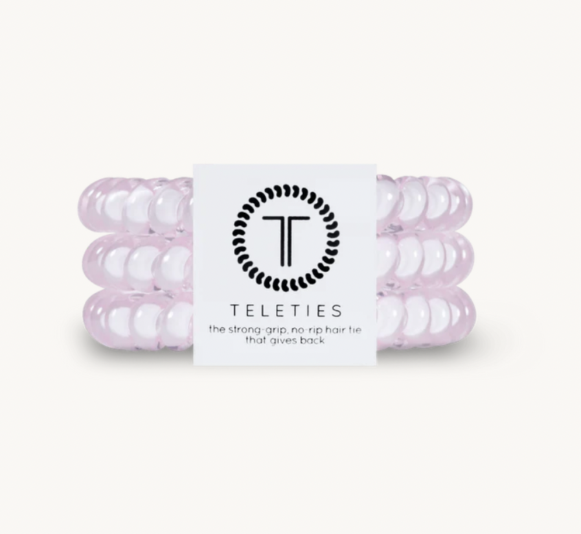 Rose Water Pink Small Hair Ties