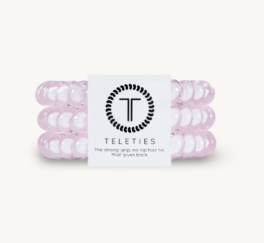 Rose Water Pink Small Hair Ties