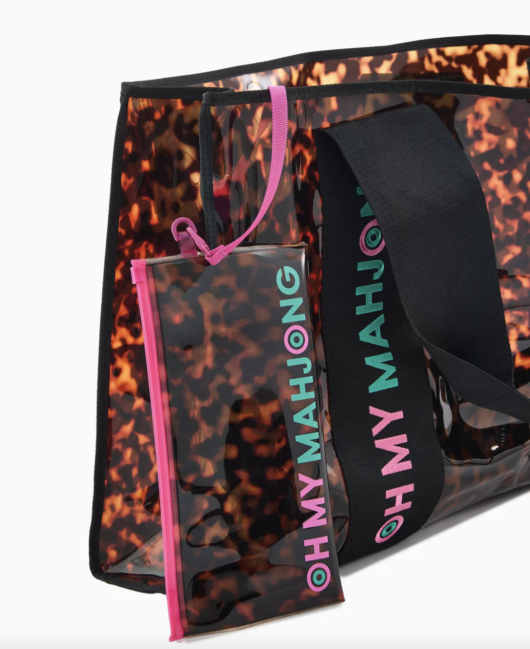 Tortoise Mahjong Beach Bag