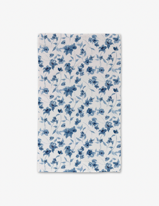 Blue Floral Luxe Tea Towel