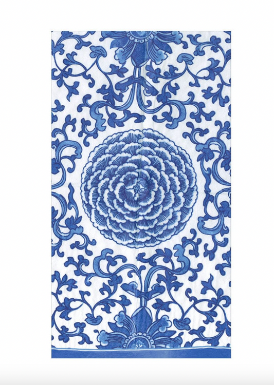Indigo Garden Blue & White Guest Towel