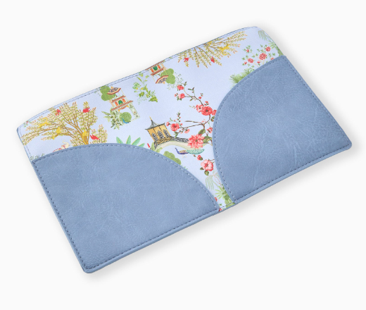 Periwinkle Mahjong Card Folio
