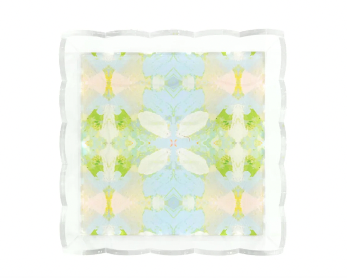 Elephant Falls Scalloped Tray - Small