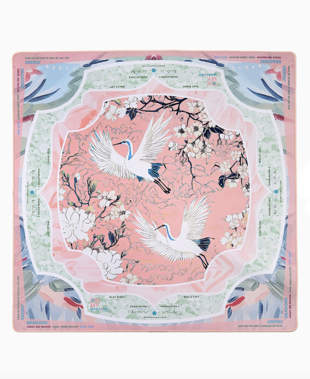 Heron Mahjong Mat in Tube