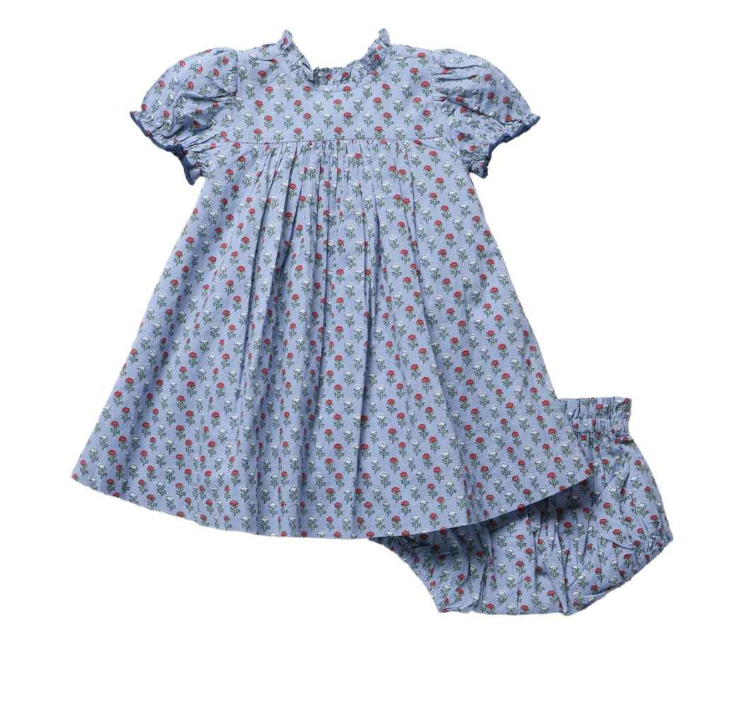 Light Blue Carnation Lucia Dress Set