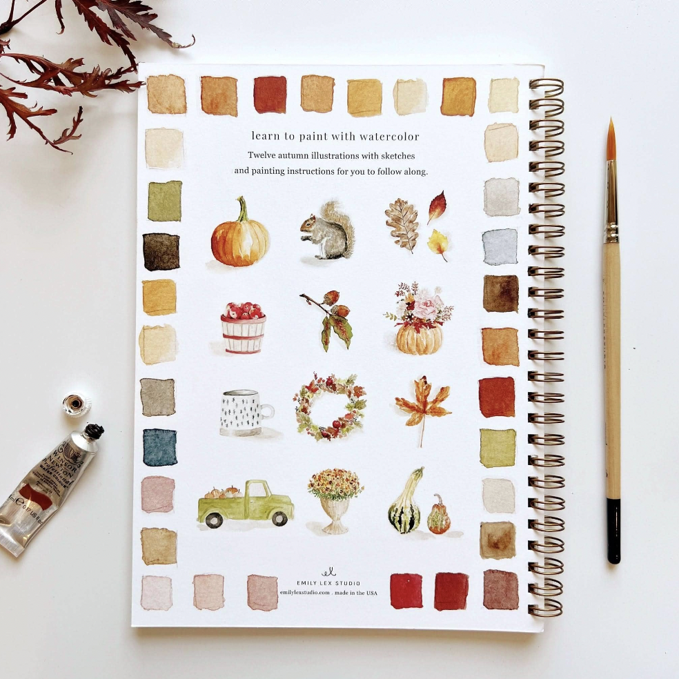 Autumn Watercolor Workbook