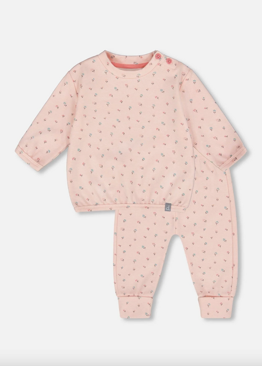 Mini Floral Top + Pant Set