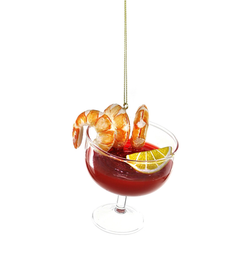Shrimp Cocktail Ornament
