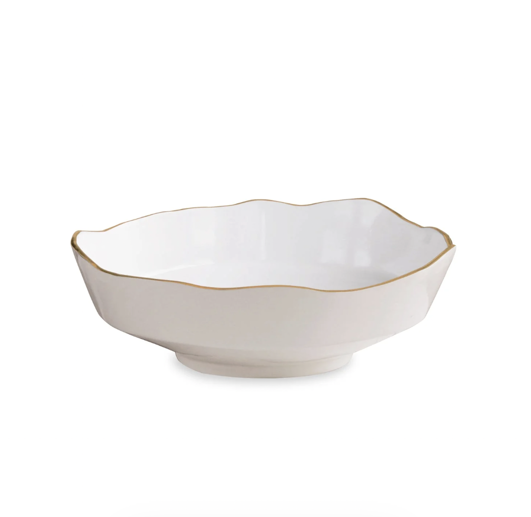 Cream + White ENCANTO Dakota Medium Bowl