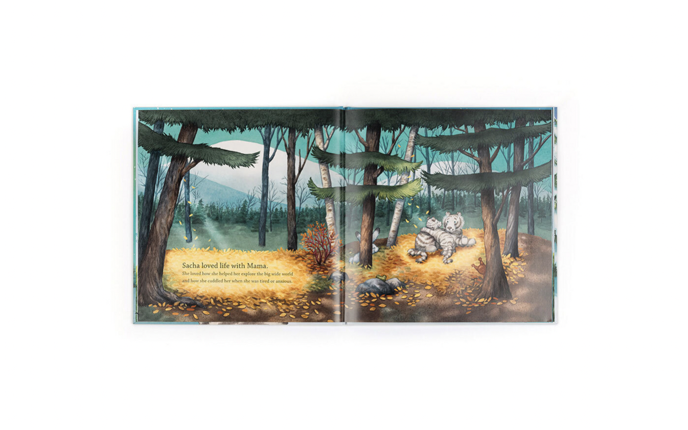 Sacha Snow Tiger Book