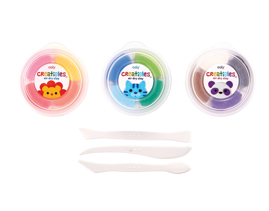 Creatibles Standard Air Dry Clay Kit - Set of 12 Colors
