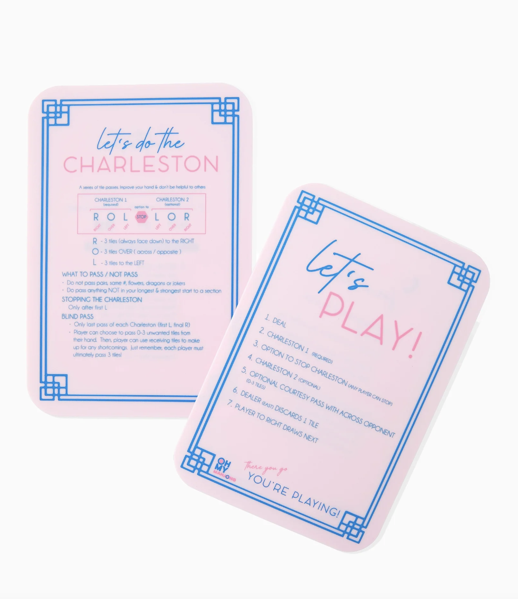 Light Pink Mahjong Tile Shufflers