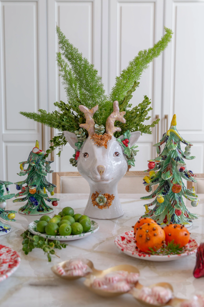Heidi Reindeer Head Vase