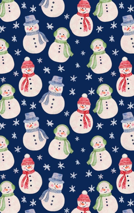 Snowy Smiles Double Sided Tea Towel