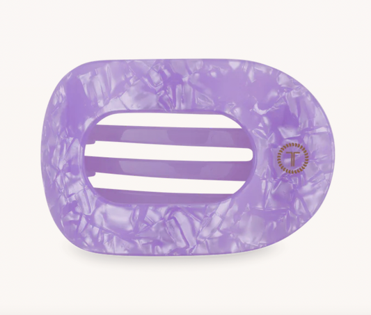 Lavender Mist Medium Flat Round Hair Clip