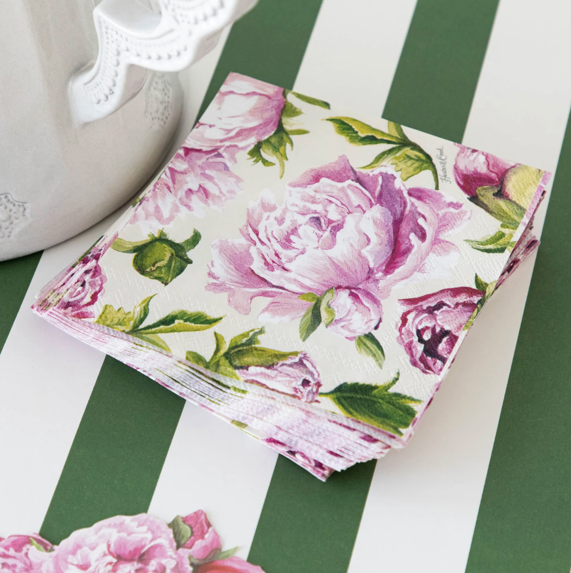 Peony Cocktail Napkins