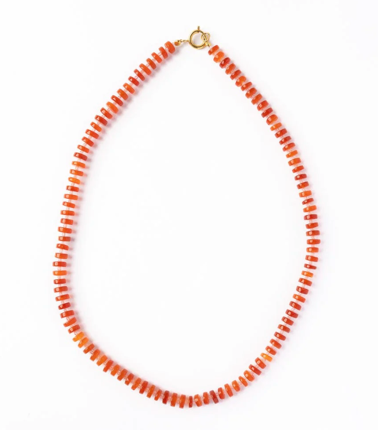 Carnelian with Rose Quartz Necklace
