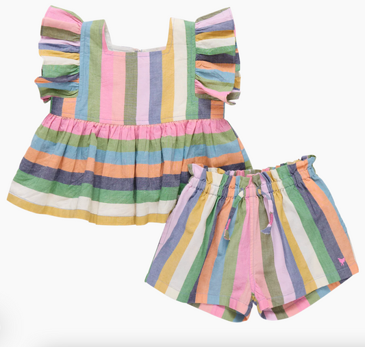 Parade Stripe Elsie Two-Piece Set