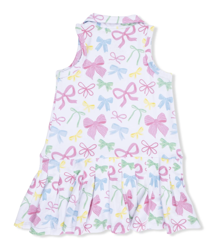 Sweet Bows Polo Tennis Dress with Cartwheel Short