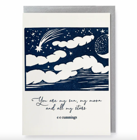 Sun, Moon and Stars | Greeting Card