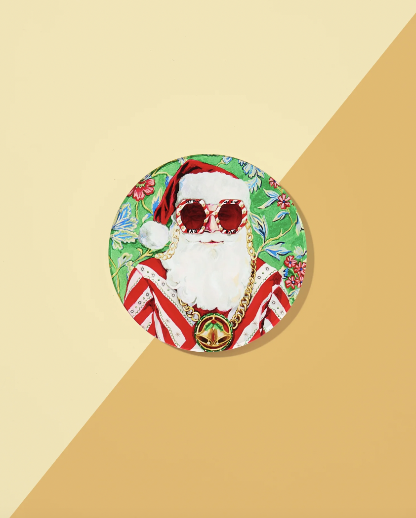 Swanky Santa Acrylic Coaster