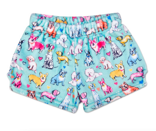 Puppy Love Plush Sleep Shorts