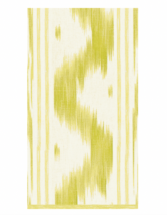 Toile De Nantes Yellow Paper Linen Guest Towels