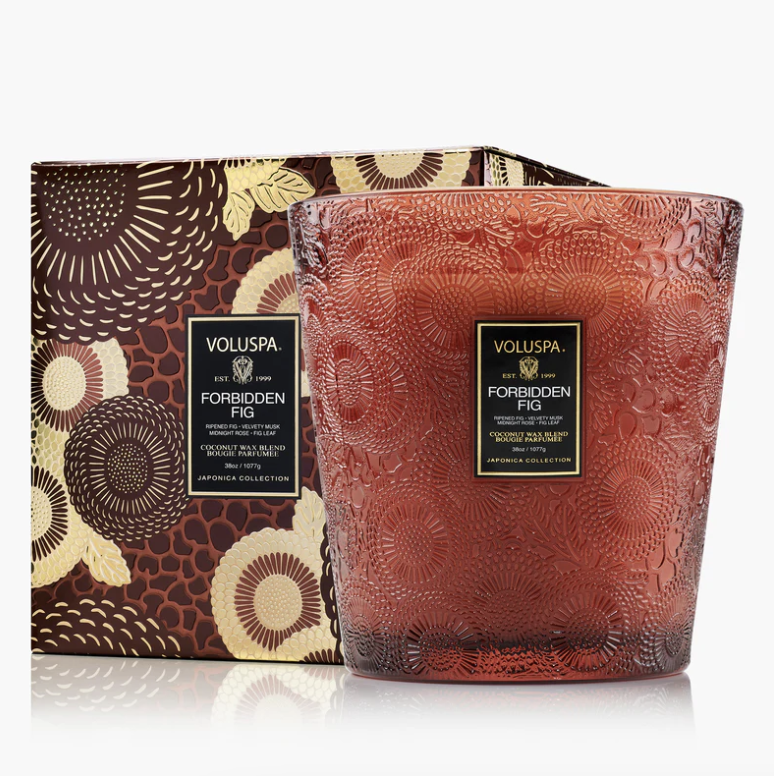 Forbidden Fig 3 Wick Hearth Candle