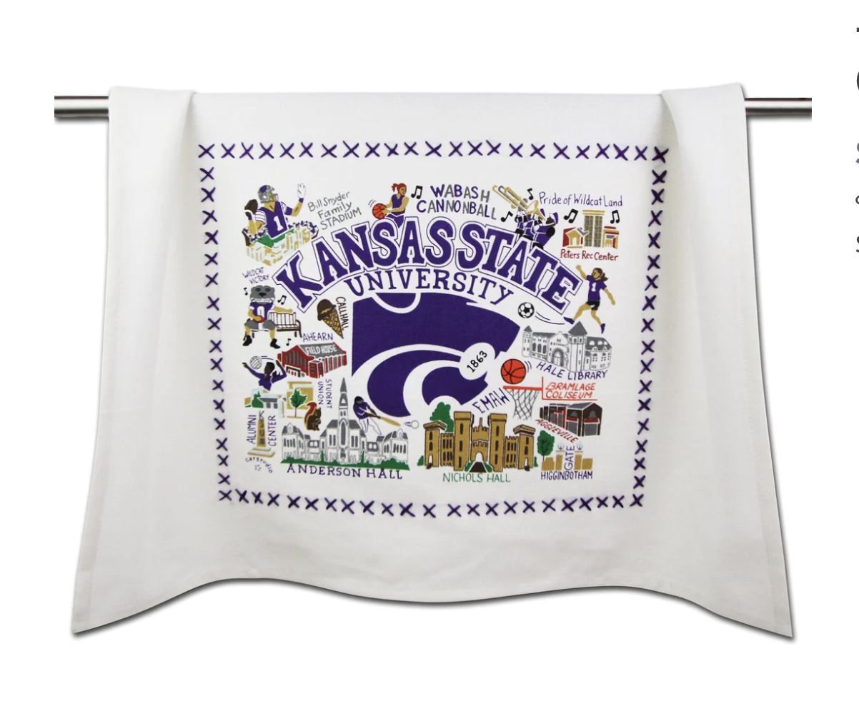 Kansas State Tea Towel