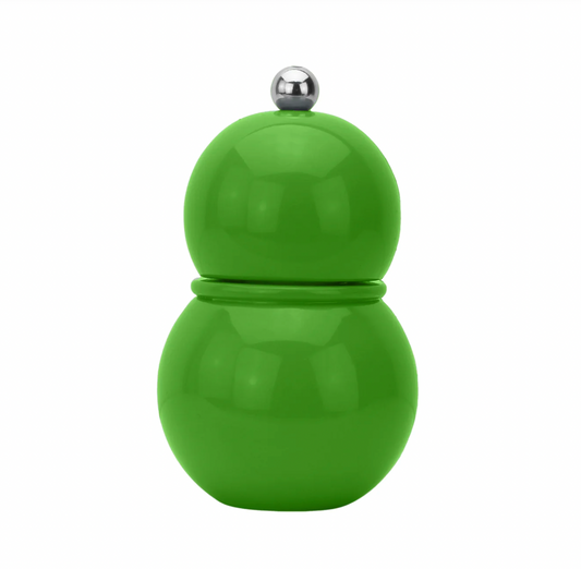 Leaf Green Chubbie Bobbin Salt or Pepper Mill Grinder
