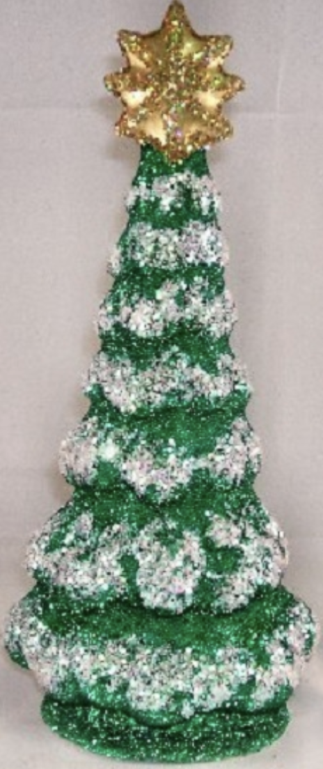 Ino Schaller Large Paper Mache Christmas Tree Candy Container