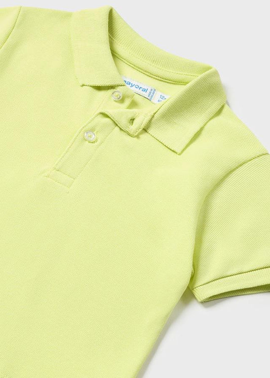 Highligther Yellow Polo Shirt